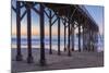 San Simeon Pier II-Lee Peterson-Mounted Photo