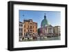 San Simeone Piccolo church on the Grand Canal, Venice, UNESCO World Heritage Site, Veneto, Italy, E-Marco Brivio-Framed Photographic Print