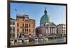 San Simeone Piccolo church on the Grand Canal, Venice, UNESCO World Heritage Site, Veneto, Italy, E-Marco Brivio-Framed Photographic Print