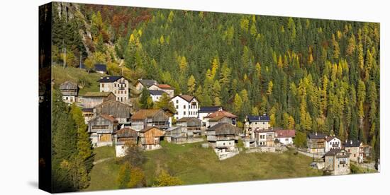 San Tomaso Agordino in the Dolomites of the Veneto, Italy-Martin Zwick-Stretched Canvas