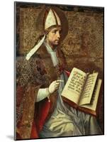 San Tomaso Altarpiece - detail (Saint Augustine)-Pedro Berruguete-Mounted Giclee Print