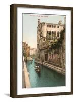 San Trovaso Canal, Venice, Italy-null-Framed Art Print