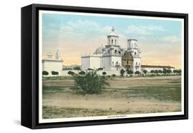 San Xavier De Bac Mission, Tucson-null-Framed Stretched Canvas