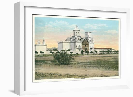 San Xavier De Bac Mission, Tucson-null-Framed Art Print
