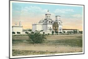 San Xavier De Bac Mission, Tucson-null-Mounted Art Print
