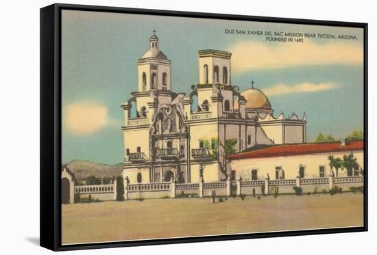 San Xavier del Bac Mission, Tucson, Arizona-null-Framed Stretched Canvas