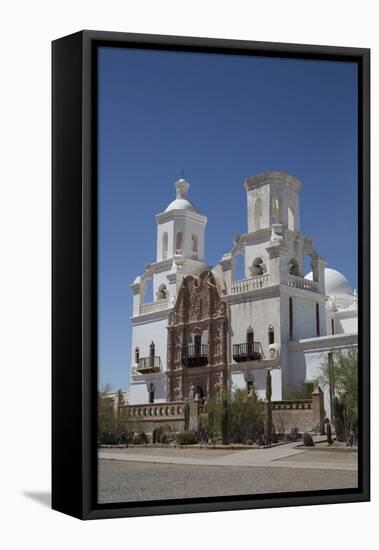 San Xavier Del Bac Mission-Richard Maschmeyer-Framed Stretched Canvas