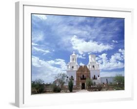 San Xavier del Bac Mission-Jim Zuckerman-Framed Photographic Print