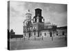 San Xavier Mission under a Clear Arizona Sky-null-Stretched Canvas