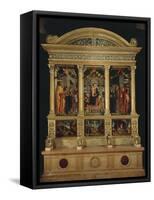 San Zeno Altarpiece, Ca 1456-1460-Andrea Mantegna-Framed Stretched Canvas