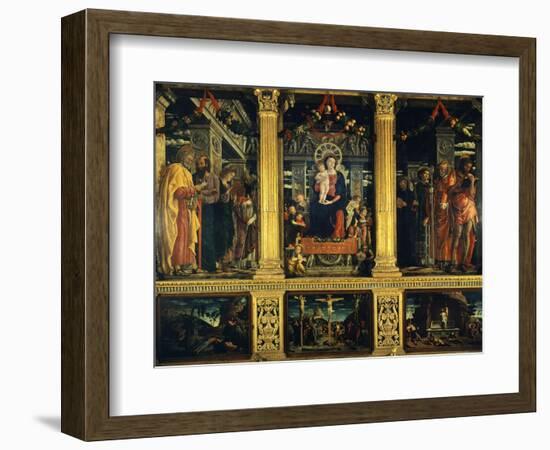 San Zeno Altarpiece-Andrea Mantegna-Framed Giclee Print