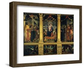 San Zeno Altarpiece-Andrea Mantegna-Framed Giclee Print