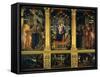 San Zeno Altarpiece-Andrea Mantegna-Framed Stretched Canvas
