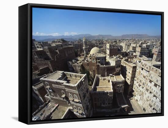 Sanaa, Yemen, Middle East-Jack Jackson-Framed Stretched Canvas