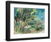 Sanary-Sur-Mer, Provence, 1924 (Oil on Canvas Laid down on Panel)-Rudolf Levy-Framed Giclee Print