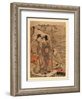 Sanbashi No Danjo-Torii Kiyonaga-Framed Giclee Print