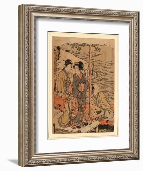 Sanbashi No Danjo-Torii Kiyonaga-Framed Giclee Print