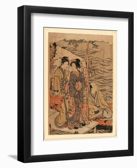 Sanbashi No Danjo-Torii Kiyonaga-Framed Giclee Print