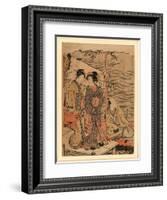Sanbashi No Danjo-Torii Kiyonaga-Framed Giclee Print
