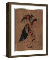 Sanbaso-Torii Kiyomitsu-Framed Giclee Print