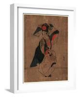 Sanbaso-Torii Kiyomitsu-Framed Giclee Print