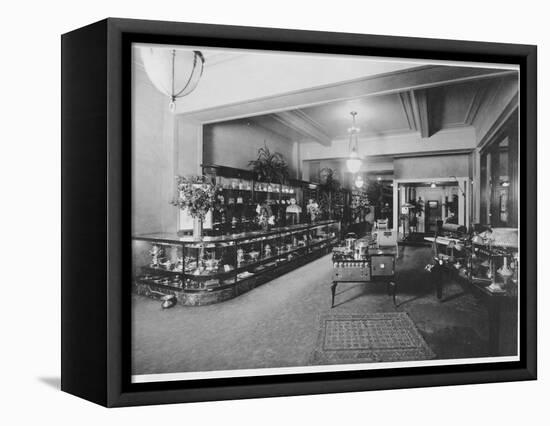 Sanborn Electric Company Store-null-Framed Stretched Canvas