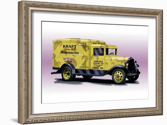 Sanchez Cheese Truck-null-Framed Art Print