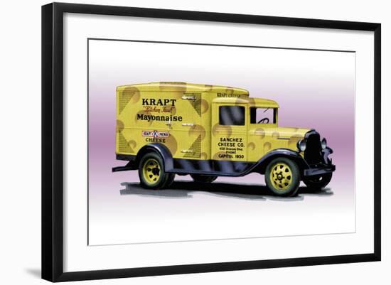 Sanchez Cheese Truck-null-Framed Art Print