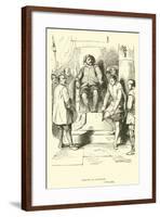 Sancho as Governor-Sir John Gilbert-Framed Giclee Print