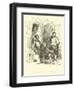 Sancho Asks Don Quixote for Wages-Sir John Gilbert-Framed Giclee Print