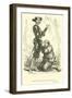 Sancho Bags His Master's Forgiveness-Sir John Gilbert-Framed Giclee Print