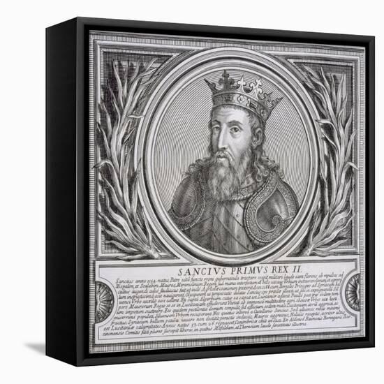 Sancho I of Portugal (Litho)-null-Framed Stretched Canvas