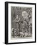 Sancho Panza and His Wife-Sir John Gilbert-Framed Giclee Print