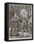 Sancho Panza and His Wife-Sir John Gilbert-Framed Stretched Canvas