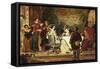 Sancho Panza Entertains Duke and Duchess-William Powell Frith-Framed Stretched Canvas