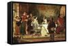 Sancho Panza Entertains Duke and Duchess-William Powell Frith-Framed Stretched Canvas