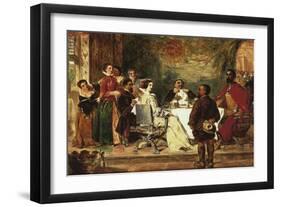 Sancho Panza Entertains Duke and Duchess-William Powell Frith-Framed Giclee Print