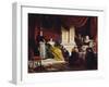 Sancho Panza in the Apartment of the Duchess-Charles Robert Leslie-Framed Giclee Print