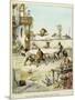 Sancho Panza Mauled at the Tavern. 'Story of Don Quixote,' Illus. by Jules David.-Jules David-Mounted Art Print