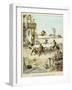 Sancho Panza Mauled at the Tavern. 'Story of Don Quixote,' Illus. by Jules David.-Jules David-Framed Art Print