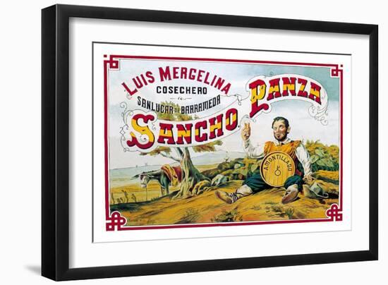 Sancho Panza-Marin-Framed Art Print