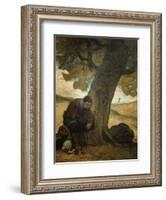 Sancho Panza-Honore Daumier-Framed Giclee Print