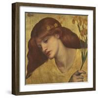 Sancta Lilias-Dante Gabriel Rossetti-Framed Giclee Print