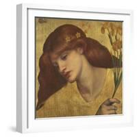 Sancta Lilias-Dante Gabriel Rossetti-Framed Giclee Print