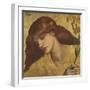 Sancta Lilias-Dante Gabriel Rossetti-Framed Giclee Print