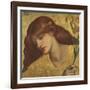 Sancta Lilias-Dante Gabriel Rossetti-Framed Giclee Print