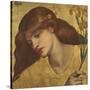 Sancta Lilias-Dante Gabriel Rossetti-Stretched Canvas