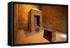 Sanctuary at Temple of Horus-null-Framed Stretched Canvas