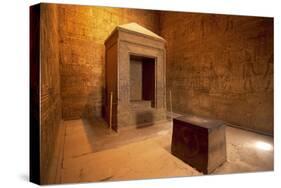 Sanctuary at Temple of Horus-null-Stretched Canvas