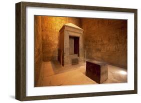 Sanctuary at Temple of Horus-null-Framed Giclee Print